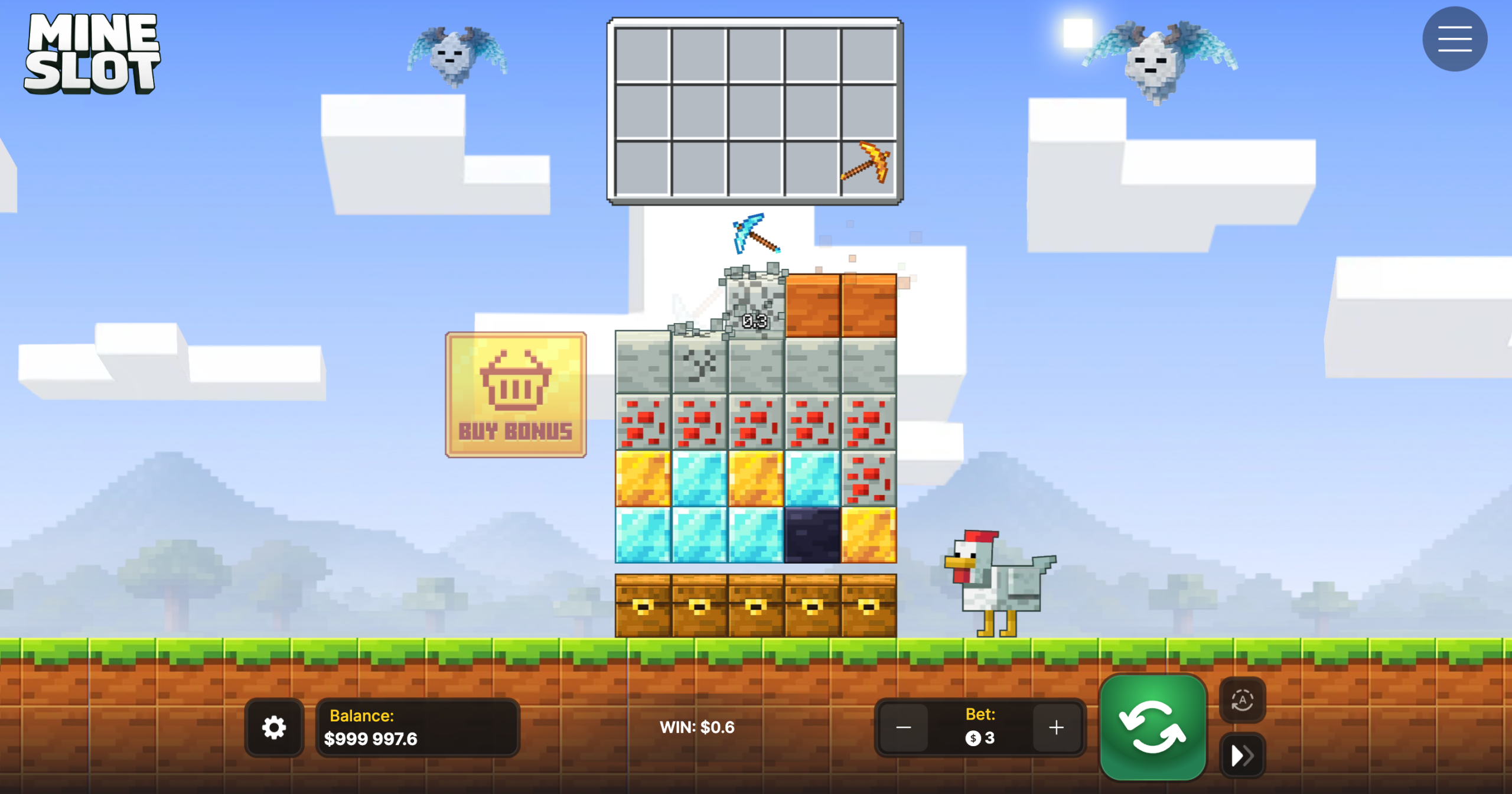 Mine Crash game.